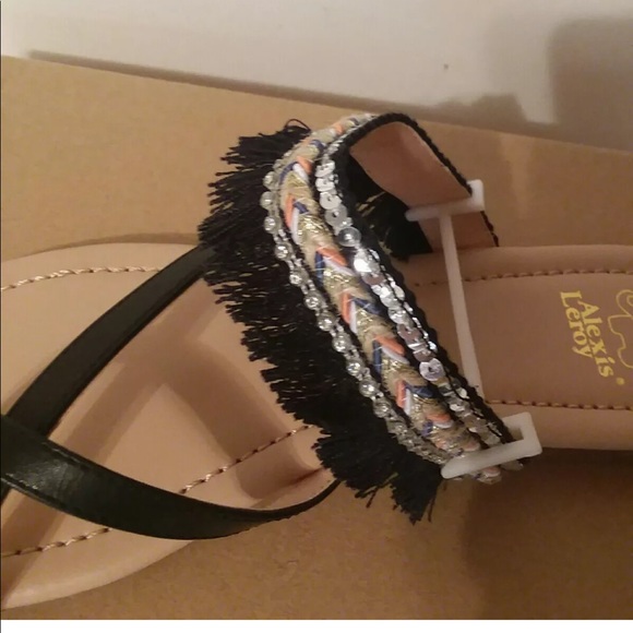 ALEXIS LEROY SANDALS SIZE 9-9 1/2 - Picture 4 of 8